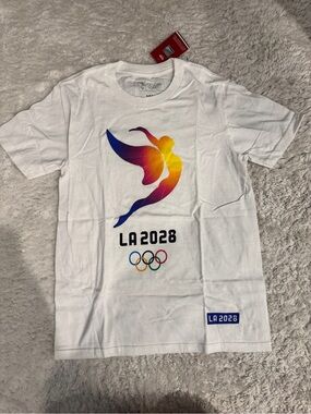 🌶️ 2 for $15 | LA 2028 Olympic White Graphic T-Shirt